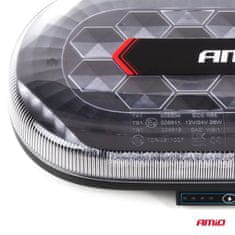 AMIO Brezžična LED opozorilna svetilka z daljinskim upravljalnikom R65 R10 326x186x63 26W 12V 24V -04369