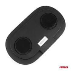AMIO Brezžična LED opozorilna svetilka z daljinskim upravljalnikom R65 R10 326x186x63 26W 12V 24V -04369