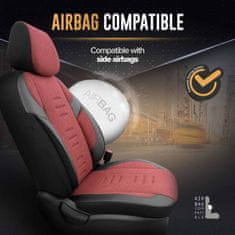 AMIO Komplet prevlek za avtosedež OTOM THRONE 103 RED 3-ZIP