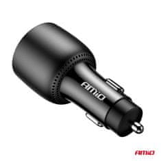 AMIO Avtomobilski polnilnik 2x USB-C + USB-A 12V 24V 100W -04371