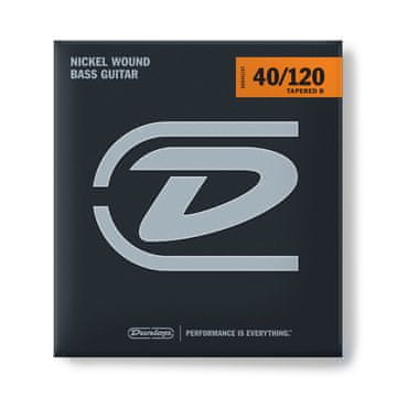Dunlop ponikljana bas kitara 5 strun 40-120 DBN40120T zožena