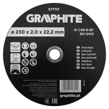 Rezalni disk iz korunda za beton 230 x 2,0 x 22,2 mm, 41 C46-R-BF