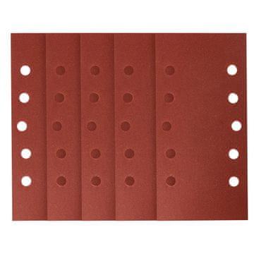 Brusni papir z ježkom 115 x 230 mm, P240, 5 kosov, z 10 luknjami