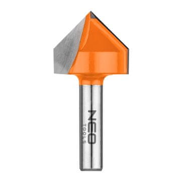Rezalnik za V-utore, TCT, 25,4 x 25,4 mm, 8 mm steblo