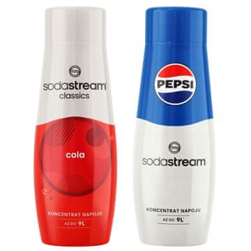 SodaStream Komplet koncentratov za nasičenje 2x COLA + PEPSI sirup