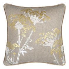 Adjustoform Vzglavnik ORIANA 40x40 cm bež zlati cvetovi