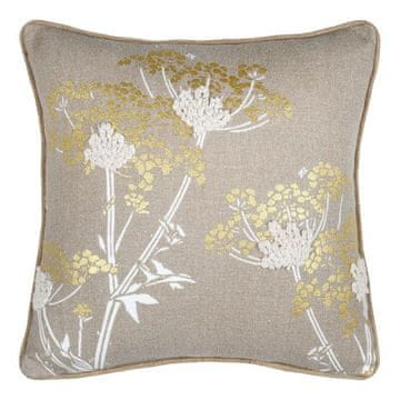 Adjustoform Vzglavnik ORIANA 40x40 cm bež zlati cvetovi