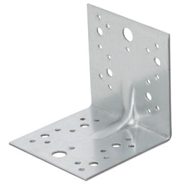 Tesarski kotni jekleni gradbeni spojnik ojačan 100 X 100 X 100 MM