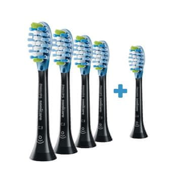 Philips C3 Premium Plaque Defense HX9045/88 glave sonične zobne ščetke, črne