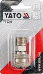 YATO Hitri priključek, zunanji navoj 1/2'' YT-2392