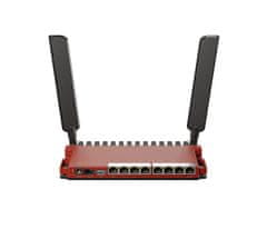 Mikrotik L009UiGS-2HaxD s CPU 800MHz, RAM 512MB, 8x Gbit LAN, 1x SFP 2,5 Gbit port, Wi-Fi 2,4 GHz dual-chain 802.11b/g/n/ax, L009UIGS-2HAXD-IN