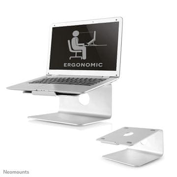 Neomounts NSLS050 stojalo za prenosnik/notesnik 17" srebrne barve