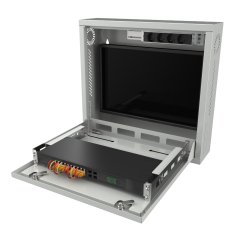 RWSLMWH1 Rackmount 1U stenska omarica bela