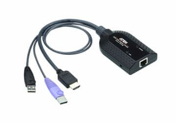 Aten KA7188-AX KVM kabel črne barve, kovinski, vijoličen