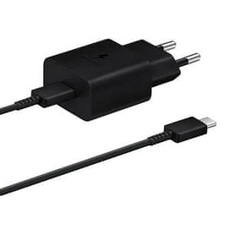 CoreParts Univerzalni črni polnilnik za hitro polnjenje USB