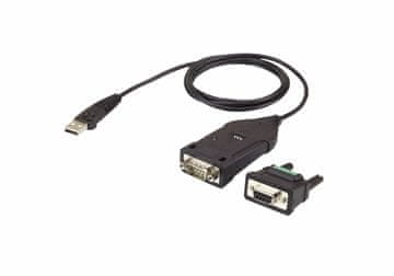 Aten UC485 vzporedni kabel črne barve 1,2 m USB tipa A DB-9