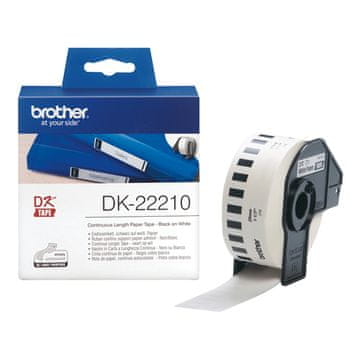 BROTHER DK-22210 etiketirni trakovi črno-beli