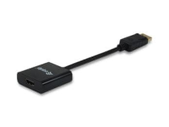 Equip Kabel 133438 0,2 m DisplayPort HDMI adapter črne barve