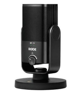 DE RØDE NT-USB mini namizni mikrofon črne barve, NT-USB-MINI