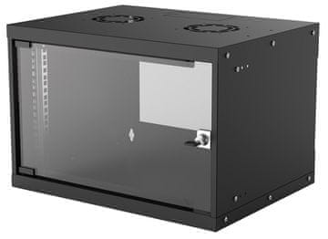 Intellinet 714143 6U Rack stenska omarica črne barve