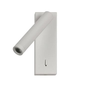 Italux Stenska svetilka s stikalom in premičnim LED reflektorjem 2,5 W CALI WL-21017-WH