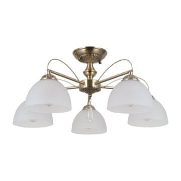 Italux MORETI PND-40623-5-AB Stropna svetilka