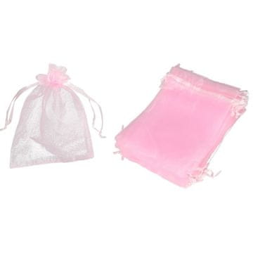Deko ORGANZA VREČKE 25 KOSOV 12X17CM POROČNO OBHAJILO