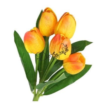 Deko ŠOPEK TULIPANOV GUMIRANI SILIKONSKI TULIPANI, REALNI