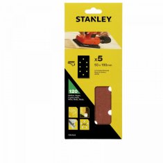 STARI BRUSNI PAPIR 93x190mm P120 /5kos. 8 LUKENJ ZA VELCRO