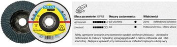 KLINGSPOR K. BRUSILNI LIST SMT624 125 P 80 SUPRA KONVEKSNI...