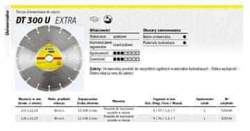 KLINGSPOR K.DIAM.SEG.DISK.230mm x 2,3mm x 22,2mm DT300U BETON