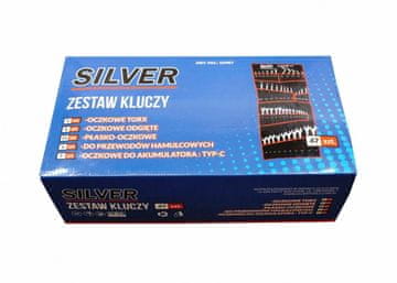 Silver KOMPLET SPECIALISTIČNIH KLJUČEV 47-DELNI / SREBRNA