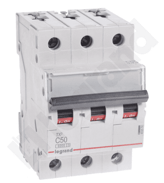 LEGRAND Odklopnik 3P C 50A 6kA AC S303 TX3 403550