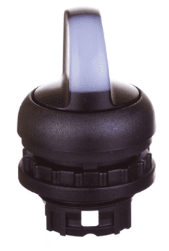 Eaton 2-pozicijsko stikalo, belo, z osvetlitvijo ozadja, nepovratno M22S-WRLK-W 216824