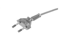 Zamel Priključni kabel brez stikala 300 cm srebrne barve SP-300/2X0.75/-SRB YNS10000467