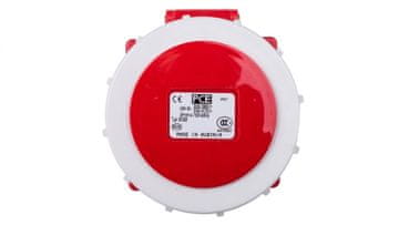 PCE Vtičnica 16A 5P 400V /75x75/ rdeča IP67 POWER TWIST 3152-6