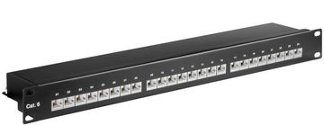 MicroConnect 19" CAT6 24-portni