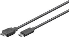 MicroConnect Kabel USB-C - USB 3.0 Micro B, 1 m