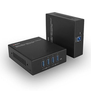 Lindy USB 3.2 Gen 1 Cat.6A HDBaseT podaljševalni kabel 100 m, 43410
