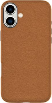eSTUFF INFINITE VENICE Magnetni usnjen ovitek rjave barve za iPhone 16. Material: 65 % recikliran PC, 21 % recikliran TPU, ES67160024