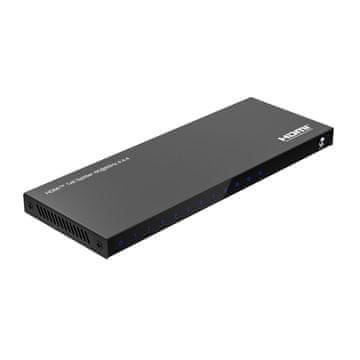 MicroConnect HDMI razdelilnik 4K 1x8, 4K@60Hz, MC-HDMISPLITTER0108-4K