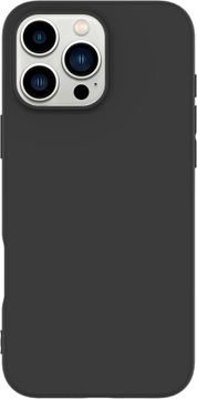 eSTUFF Ovitek INFINITE VIENNA za iPhone 16 Pro Max, črne barve. Material: 100 % recikliran TPU, ES67101053-BULK