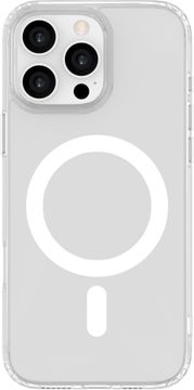eSTUFF INFINITE OSLO prozoren magnetni ovitek za iPhone 16 Pro Max. Material: 65 % recikliran PC, 21 % recikliran TPU., ES67141053