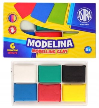 Astra modelirna glina 6 barv