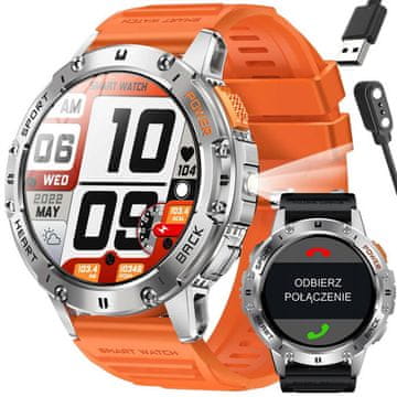 Gravity MOŠKA PAMETNA URA GT22-4 - AMOLED, DODATNI PAŠČEK (sg030d)