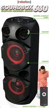 REBELTEC SoundBox 630 TWS/FM/USB Bluetooth zvočnik