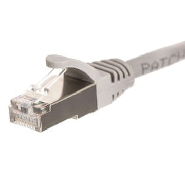 Pačrvni kabel RJ45, kat. 6 FTP F/UTP, 1 m, , siv