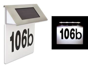 33 Solarna LED osvetlitev hišne številke AG40