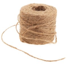 33 Jutina vrvica, okrasna juta, naravna vrvica TG71118 rjava 2 mm x 50 m