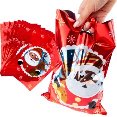 33 Darilne vrečke, folijske darilne vrečke, božične vrečke za Božička, 10 kosov